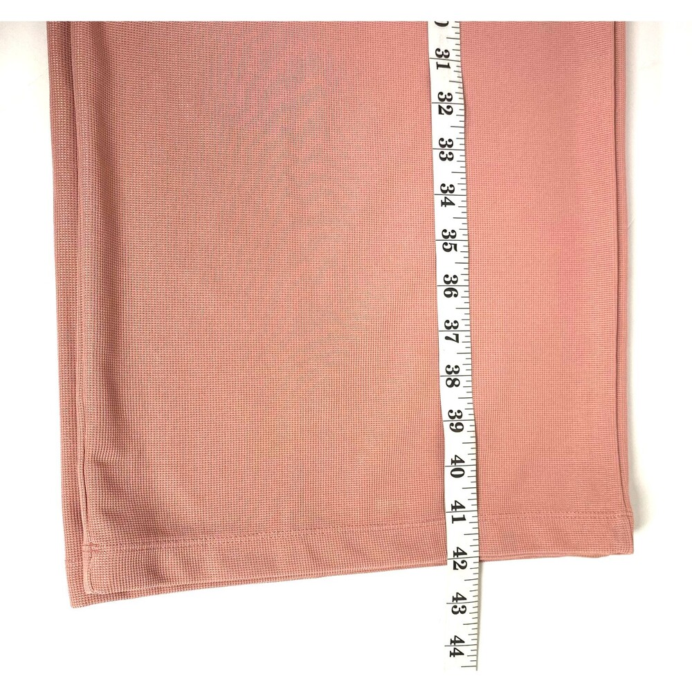 Halara Play It My Way Wide Leg Pants Womens Size Medium Pink Textured NWT - Picture 12 of 13